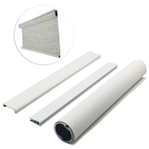 Kit de Persiana Rolô - Napoles BK - Cinza
