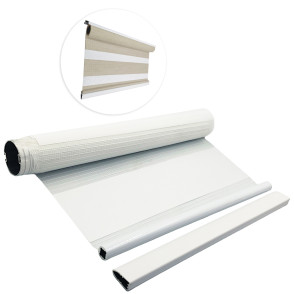 Kit de Persiana Double Vision - Classic - Rustico Mescla 13