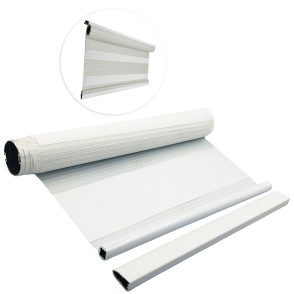Kit de Persiana Double Vision - Milano Trans - Bege 1102