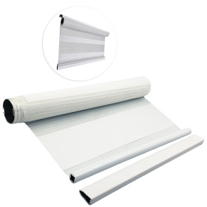 Kit de Persiana Double Vision - Milano Trans - Grey 1103