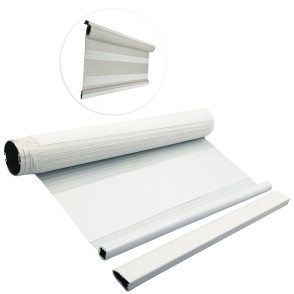 Kit de Persiana Double Vision - Milano Trans - Brown 1105