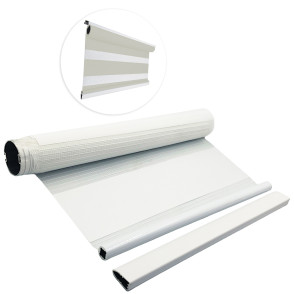 Kit de Persiana Double Vision - Evidence - Light Grey