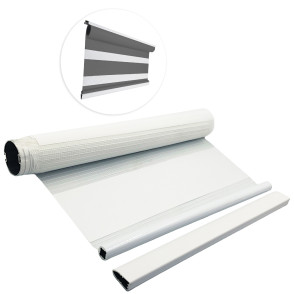 Kit de Persiana Double Vision - Evidence - Dark Grey