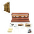 Kit de Persiana Horizontal 50mm Madeira Larg. até 2,40 - Marrom 8004