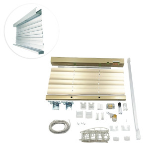 Kit de Persiana Horizontal 50mm Lisa (0.21) Padrão - Ice