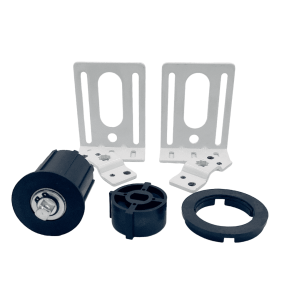 Kit Instalação Motor 45 p/ Tubo 70mm - Branco Kit Instalação Motor 45 p/ Tubo 70mm - Branco