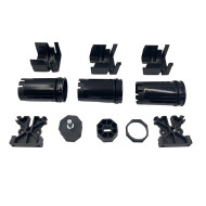 Kit Instalação Motor 35 Tubo Octogonal 40mm - Persiana Horizontal de 50mm
