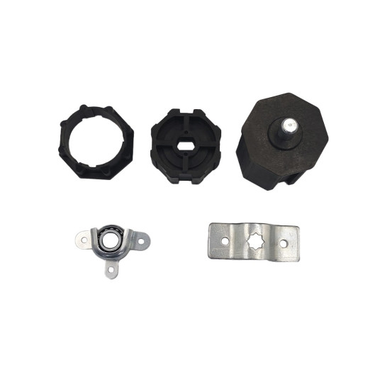 Kit Instalação Motor 45 Tubo Octogonal 60mm - Persiana Integrada Kit Instalação Motor 45 Tubo Octogonal 60mm - Persiana Integrada