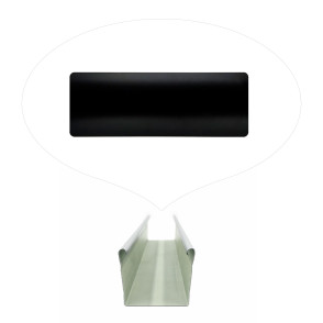Cabeceira PH 50mm Lisa - Black Satin 233 Cabeceira PH 50mm Lisa - Black Satin 233