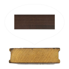 Base PH 50mm Madeira Natural - Tabaco 207 - 1,20m (24 peças)