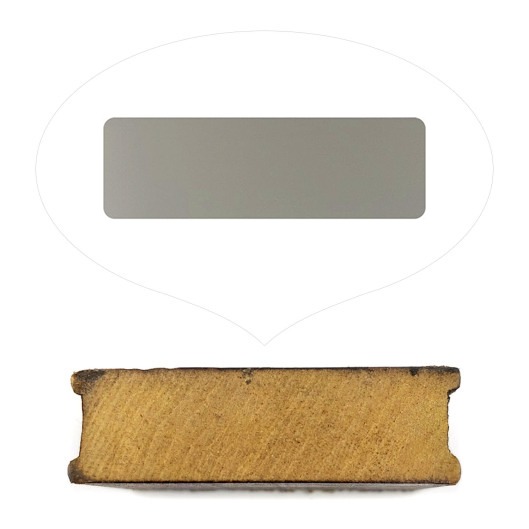 Base PH 50mm Madeira Natural - Grey - 2,44m
