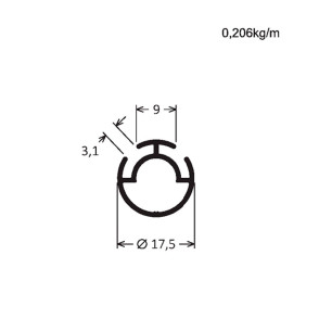 Rolete Double Vision - Branco - AC635