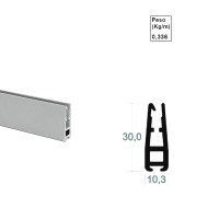 Base Cônica Cinza - AC133 - 6m Base Cônica Cinza - AC133 - 6m