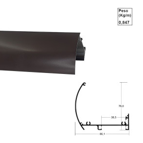 Bandô para Rolo Marrom - AC248 - 6,00m Bandô para Rolo Marrom - AC248 - 6,00m