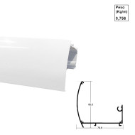 Bandô para Rolo Branco - AC144 - 6,00m Bandô para Rolo Branco - AC144 - 6,00m