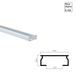 Perfil para Celular e Plissada Branco - Ac417