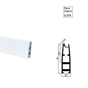 Base Cônica Branco - AC403 - 6m Base Cônica Branco - AC403 - 6m
