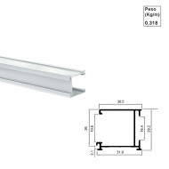 Perfil para Celular e Plissada Branco - Ac419