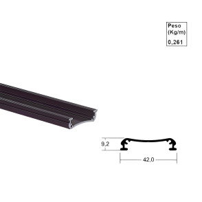 Barra Niveladora Marrom - 6m AC237