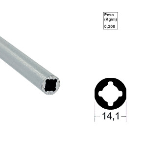 Base cunha com eixo rolete para Double Vision - Cinza - Ac161/162