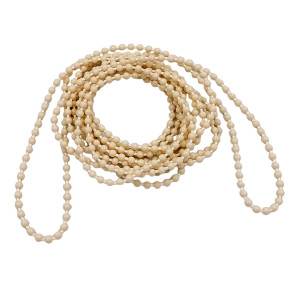 Corrente Sem Fim Bola 10 - Bege - 0,75m