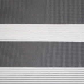 Tecido Zebra Double Vision Classic - Grafite 10 - 2,10m Tecido Zebra Double Vision Classic - Grafite 10 - 2,10m