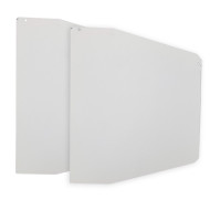 Jogo de Tampas para Rufo Box tamanho Grande - Branco Jogo de Tampas para Rufo Box tamanho Grande - Branco