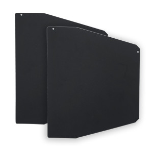 Jogo de Tampas para Rufo Box tamanho Grande - Preto