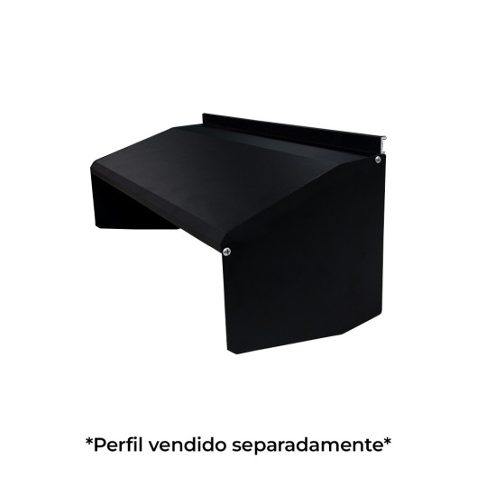 Jogo de Tampas para Rufo Box tamanho Médio - Preto Jogo de Tampas para Rufo Box tamanho Médio - Preto