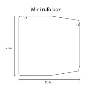 Jogo de Tampas Para Mini Rufo Box - Branco