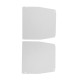 Jogo de Tampas Para Mini Rufo Box - Branco