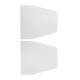 Jogo de Tampas para Rufo Box tamanho Médio - Branco Jogo de Tampas para Rufo Box tamanho Médio - Branco