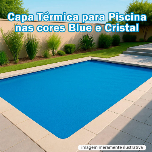 Capa Térmica para Piscina 500 - Cristal - 2,08m X 35m