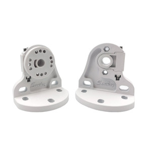 Jogo de Suporte para Toldo em Al. Com 3 Furos - Branco