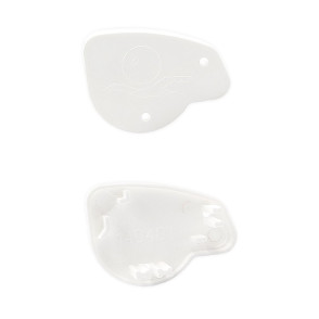 Jogo de Tampas Plast. para Barra Frontal Universal 260 - Branco