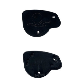 Jogo de Tampas Plast. para Barra Frontal Universal 260 - Preto