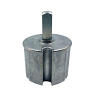 Bucha em Al. com Diam. de 70 Com Pino Quad. para Redutor L-35 Bucha em Al. com Diam. de 70 Com Pino Quad. para Redutor L-35