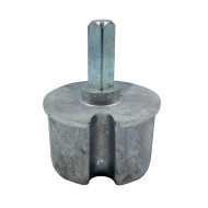 Bucha em Al. com Diam. de 78 Com Pino Quad. P Redutor Bucha em Al. com Diam. de 78 Com Pino Quad. P Redutor