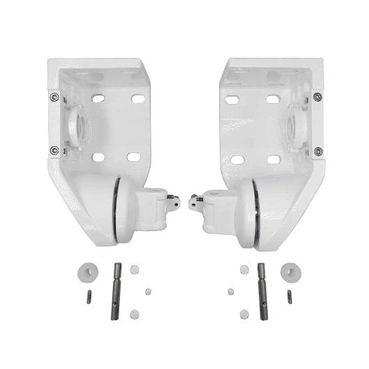 Jogo de Suporte em Al. para Toldo arond 350 - Branco