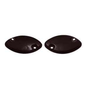 Jogo de Tampa da barra frontal oval 3454 D/E - Marrom