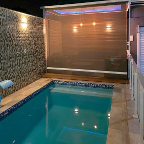 Lona Para Toldo Visor Fumê 0,50mm - 1,40m (tecido)