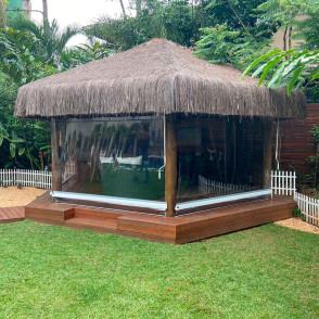 Lona Para Toldo Visor Fumê 0,50mm - 1,40m (tecido)