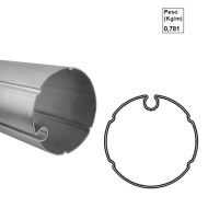 Tubo de Alumínio 70mm com 6m - AC543